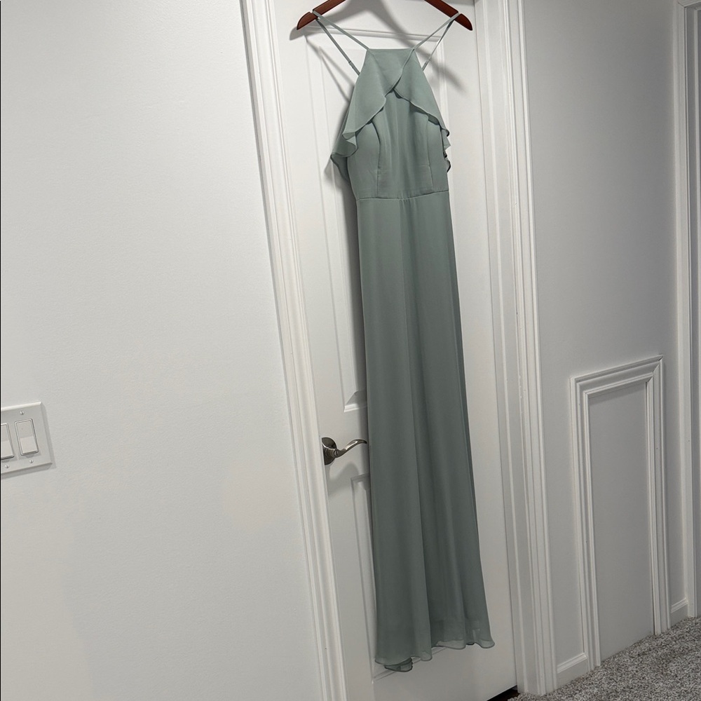 Birdy Grey Elegant Green Maxi Dress